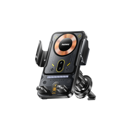 Support De Charge sans fil rotatif intelligent à 2 moteurs 15W pour voiture REMAX RM-C27 - Noir — REMAX · Smarty Paris 18e